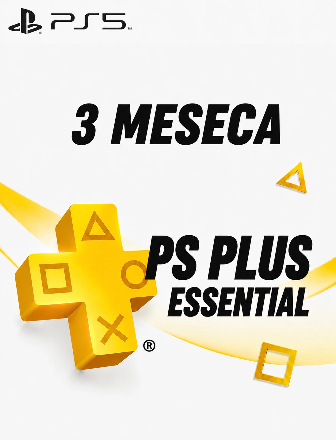 Kupi PS Plus Essential 3 meseca PS5 pretplatu po najpovoljnijoj ceni u Srbiji
