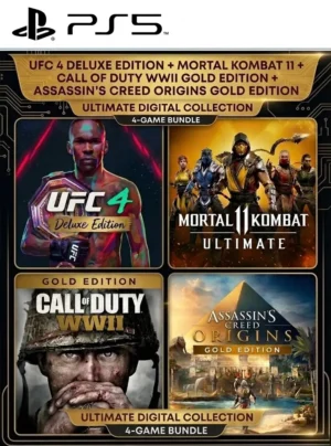 Kupi UFC 4 Deluxe MK11 Ultimate COD WW2 AC Origins Gold PS5 paket igara po najpovoljnijoj ceni u Srbiji