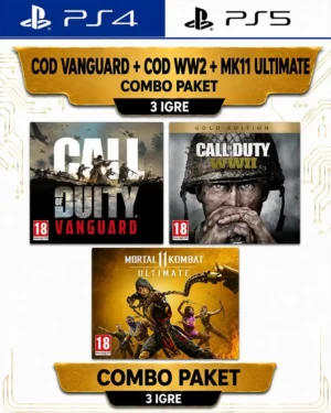 Kupi Call of Duty Vanguard COD WW2 i MK11 Ultimate PS4 i PS5 paket igara po najpovoljnijoj ceni u Srbiji