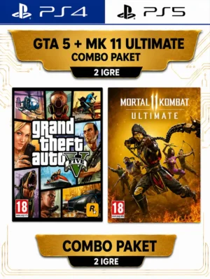 Kupi GTA 5 i Mortal Kombat 11 Ultimate PS4 i PS5 paket igara po najpovoljnijoj ceni u Srbiji