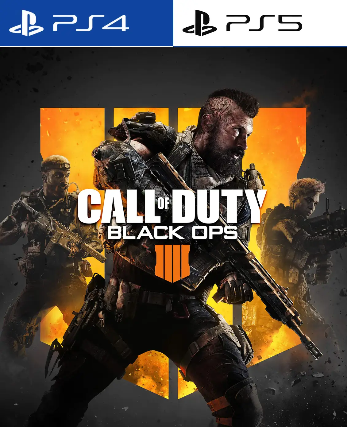 Call of Duty: Black Ops 4 – naslovna slika PS4 igre kompatibilne sa PS5