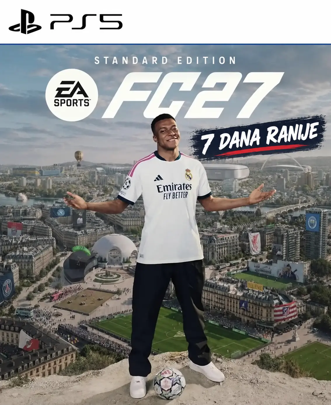 EA SPORTS FC 27 za PS5 – promotivna slika sa oznakom „7 dana ranije“