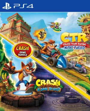 Crash Bandicoot Bundle – N. Sane Trilogy + CTR Nitro-Fueled, naslovna slika paketa za PS4